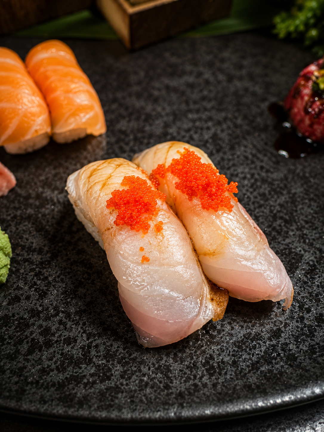 Premium sushi with masago roe — Vignir G. Jónsson