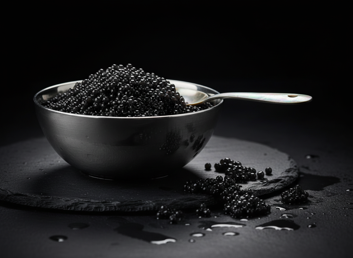Premium black lumpfish caviar — Vignir G. Jónsson Iceland